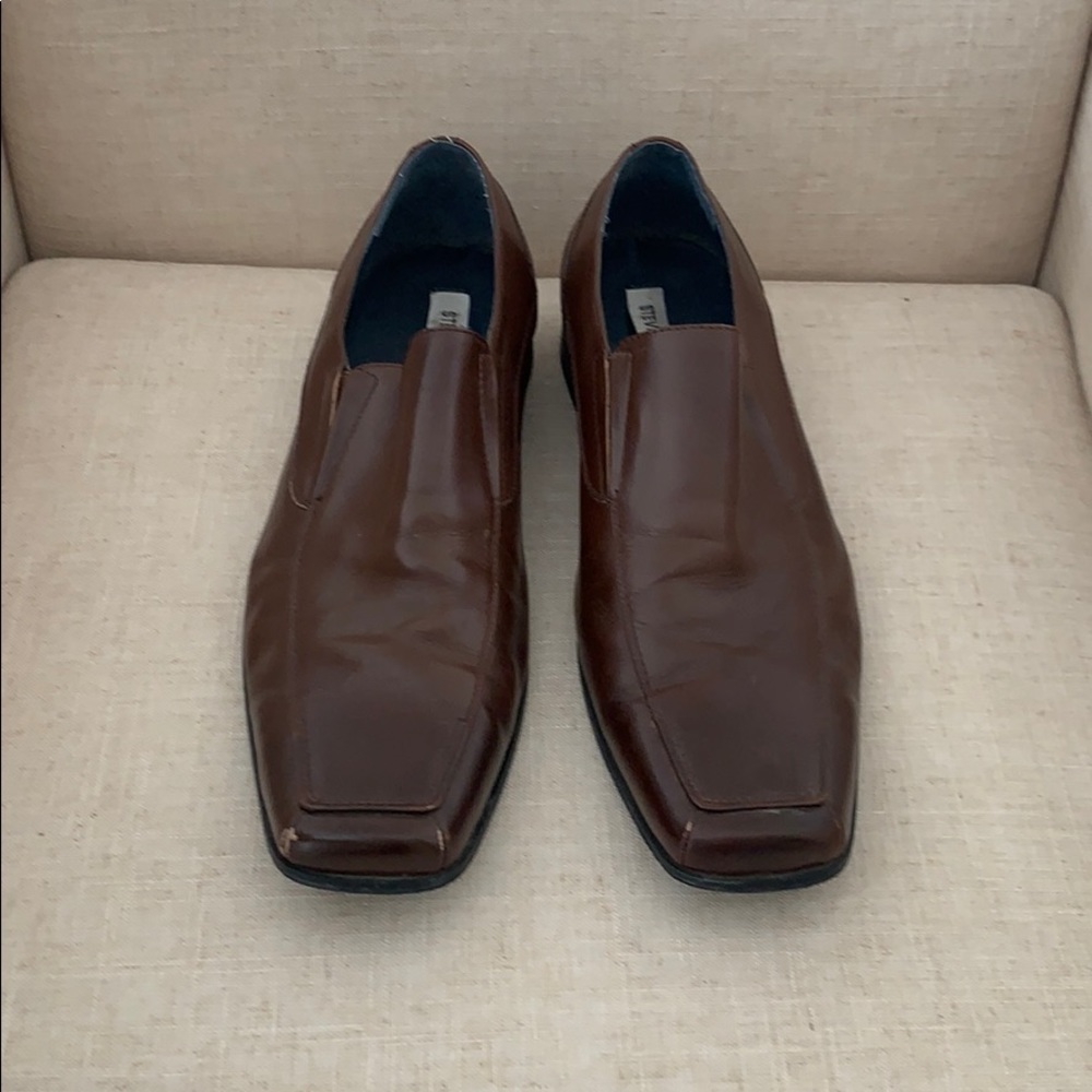 Men’s Steve Madden Edgge Brown Slip On Dress Shoe